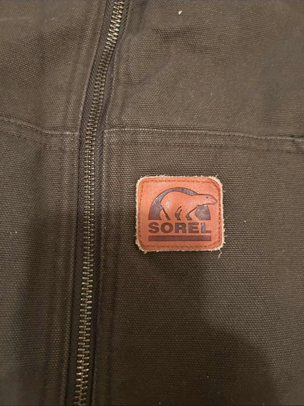 Sorel Brown Sherpa-Lined Men's Work Vest